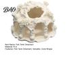 Fish Tank Shelter Coral House Landscaping Ornament, 3D Printed Reptile Hideout Aquarium Resin Ornament Cave, Durable PLA Habitat for Small And Shrimp