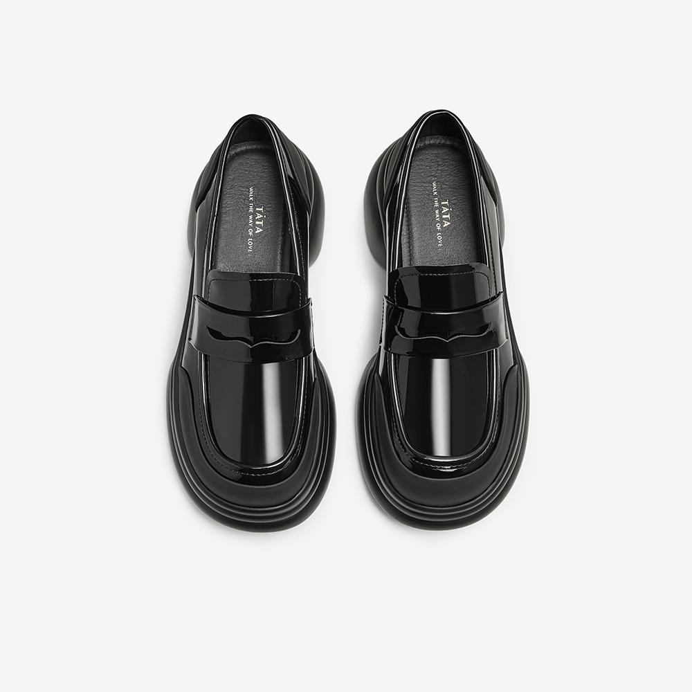 TATA/She 2024 Autumn Women's Fashion Casual Loafers