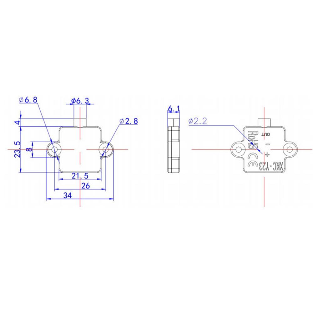 XKC-Y23A-NPN XKC-Y23A-V Датчик-выключатель уровня жидкости Бесконтактный Стержневой Индукционный Детектор Уровня Воды Запасные Части для Электроинструмента