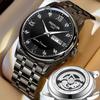 Men's Watch Men's Fully Automatic Mechanical Watch Steel Belt Men's Business Waterproof Quartz Watch