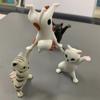 Танцующая фигурка кота, украшение, анимационная модель кота, модная игрушка, очаровательная капсула для кошек, игрушка, кукла, украшение для торта