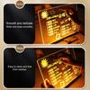 LED Note Board Rechargeable Acrylic Memo Pad Erasable Glowing Message Board To-do List Board Reusable Weekly Planner