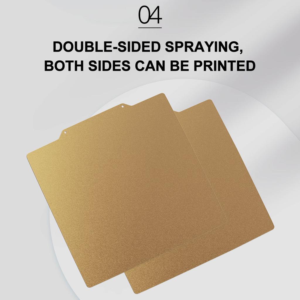 310x310 мм Двухсторонняя поверхность PEI Съемная гибкая пружинная стальная опорная плита и магнитная