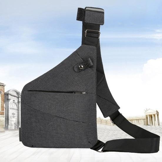 Нагрудная сумка, спортивная сумка, водонепроницаемая, большая вместимость, легкая, с несколькими карманами, широкий регулируемый ремень, противоугонная поясная сумка, уличная дорожная сумка