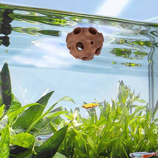 Плавающее укрытие для рыб и креветок, напечатанное на 3D-принтере, маленькое укрытие для рыб и креветок, полая пещера, обогащение, украшение для аквариума, аксессуары для аквариумов