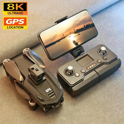 Новый V168 Max Pro Drone GPS 8K Professional с HD-камерой 5G WiFi FPV Бесщеточный пульт дистанционного управления Квадрокоптер Предотвращение препятствий и автоматический возврат