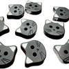 New 10Pcs Decorative Fasteners For Clothing Cute Cartoon Cat Buttons With Ears Resin DIY Craft Buttons For Sewing And Crafting