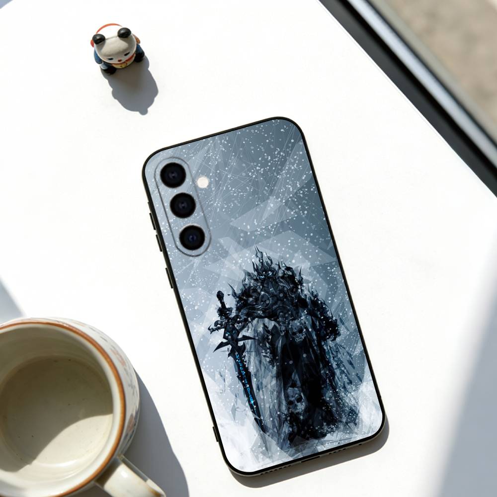Чехол для телефона W-Warcraft G-Game Мягкий черный Для Samsung Galaxy A73,A72,A71,A70,A53,A52,A51