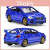 Сплавленная модель автомобиля Subaru WRX с инерционным механизмом для коллекционеров, дисплей
