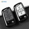 Чехол-брелок из ТПУ с 3 или 4 кнопками для автомобиля Vw Volkswagen Golf 7 Mk7 Tiguan Mk2 Для Seat Ateca Leon Fr 2 Ibiza Для Skoda Octavia