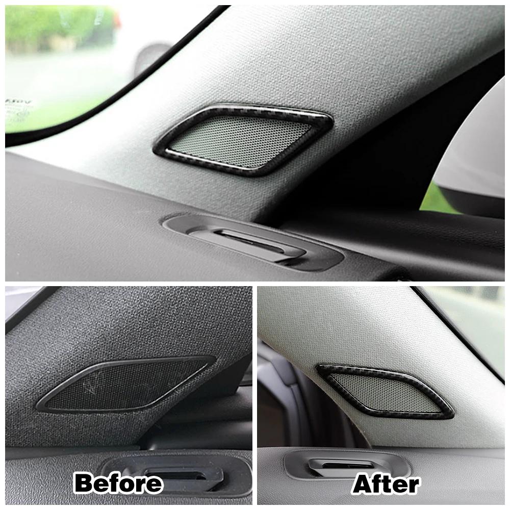Для Volvo XC40 2019-2024 A Pillar Audio Speaker Sound Ring Cover Frame Decoration Sticker