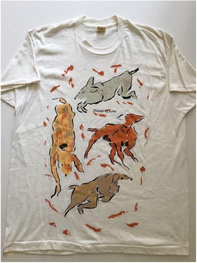 Vintage Hounds Of Love' T-Shirt Kate Bush Cotton Men Women S-5XL TP1215