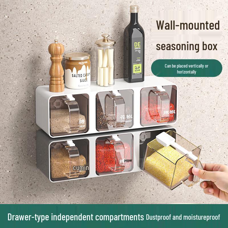 Nordic Style Tabletop Kitchen Spice Rack