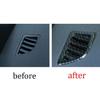 For Range Rover Evoque -23 Carbon Fiber Dashboard Upper Air Outlet Vent Trim