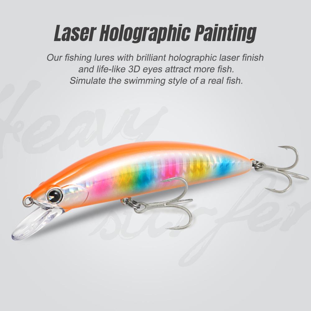 Jigging Pro 90мм 28г Светящиеся приманки-минноу ABS Приманка для рыбалки 3D глаз Жесткая приманка для пресноводной рыбы для морской лодки