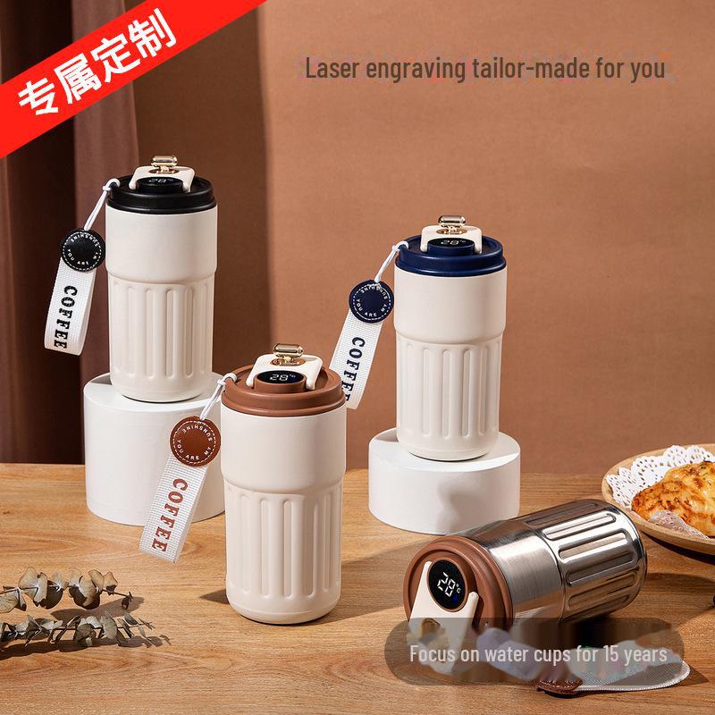 "Smart Temperature Classic Coffee Cup: Portable & Stylish 316 Stainless Steel Event Gift"