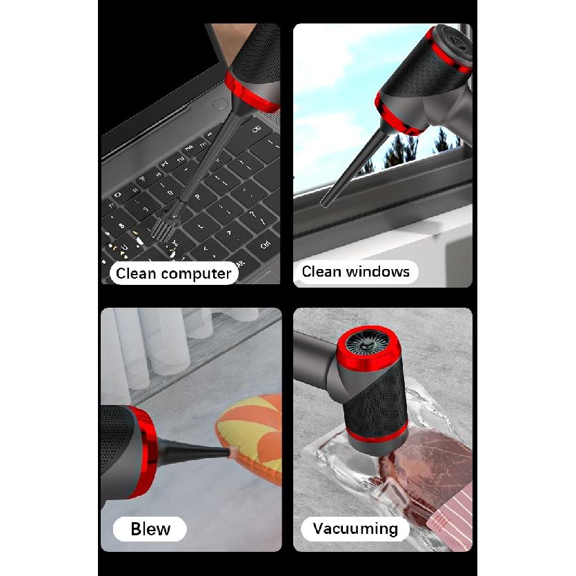 SZUK Car Vacuum Cleaner Wireless Portable Strong Suction Cleaning Machine Mini Handheld Vacuum Cleaner for Car Home and keyboard