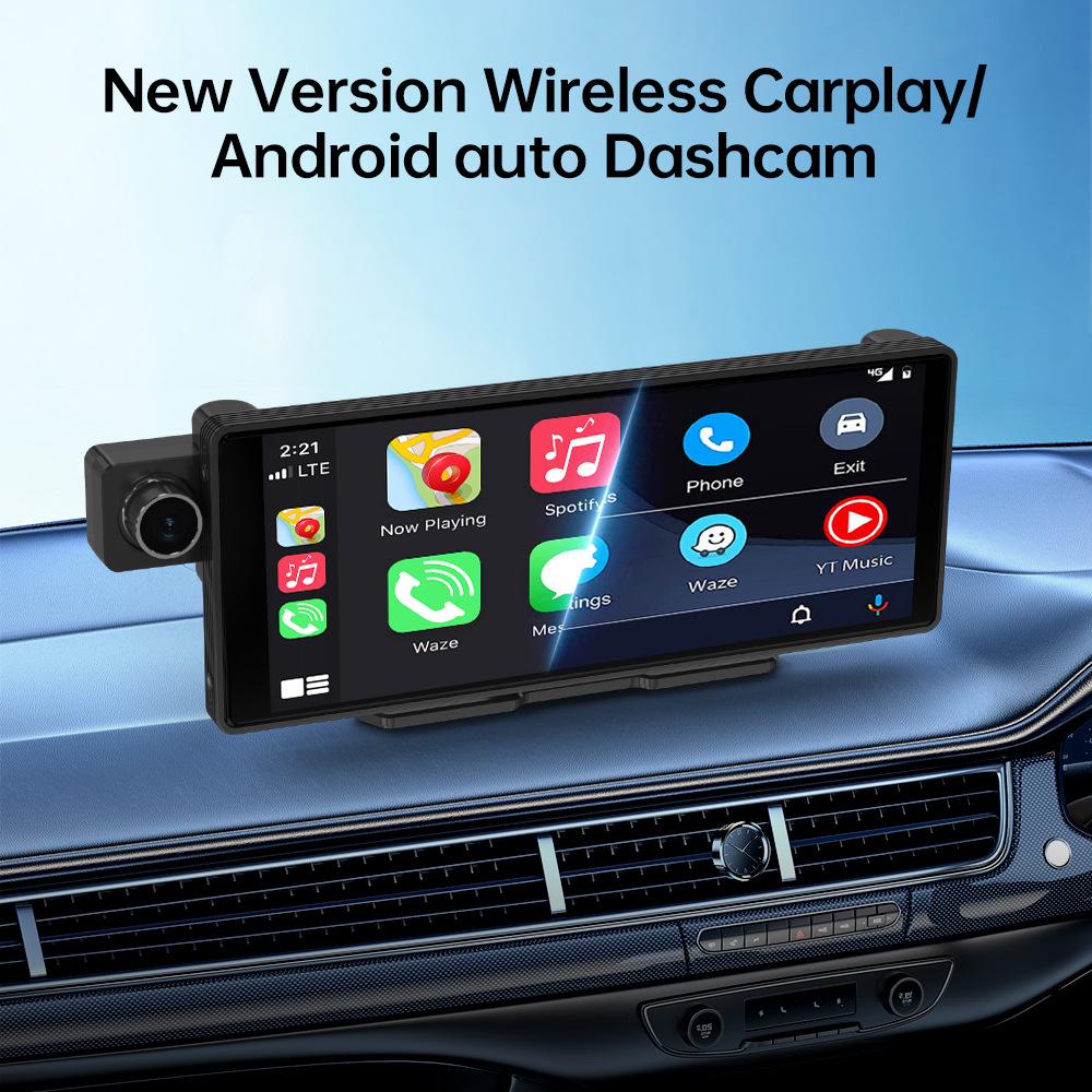 3 объектива 10.26 Высокое разрешение Беспроводная автомобильная навигация Carplay GPS 3 Записывающий автомобильный видеорегистратор