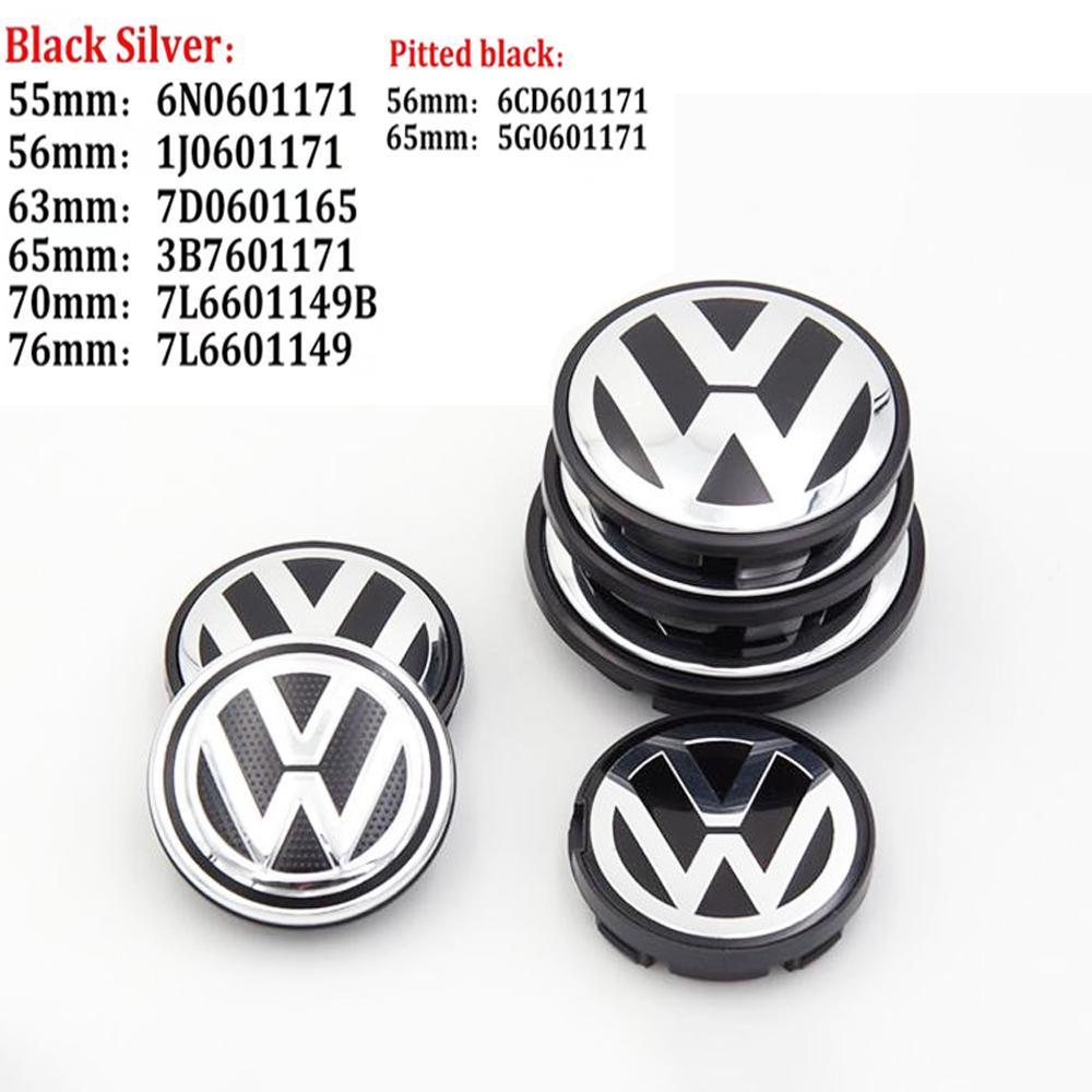 EFG1 4pcs 55mm 56mm 65mm 70mm Car Wheel Center Hub Caps Cover for VW Volkswagen Golf Polo Passat Touran CC B5 B6 B7 Jetta accessories
