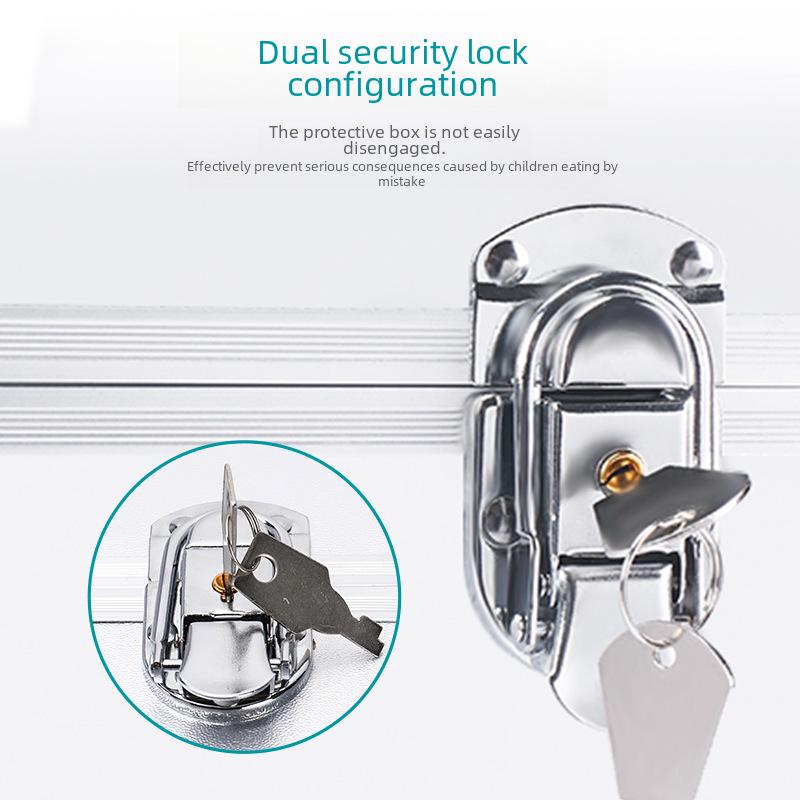 Большая многослойная аптечка с двойным открыванием — большая вместимость для семейного использования