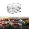 Deli Meat Container Cold Cuts Cheese Holder Transparent Refrigerator Organizer