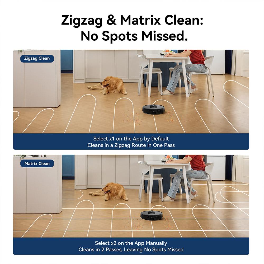 Proscenic Q8 Max Robot Vacuum and Mop Combo with Self-emptying Station, Max 4200Pa Suction, 200min Runtime