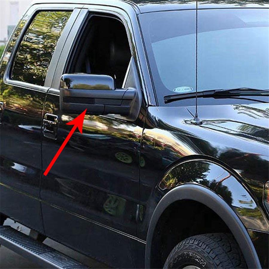 LED Side Mirror Light Turn Signal Smoke Lens Reflector Fit For Ford 09-14 F150