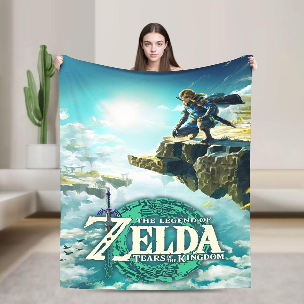 Игры Link Z-Zeldas Пледы Фланелевые Супер Теплые Пледы для Постельного Белья Дивана Покрывало