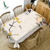 Small Relief Flower Pattern Tablecloth Simple Background Washable Cloth Thicken Cotton Rectangular And Round Table Cloth