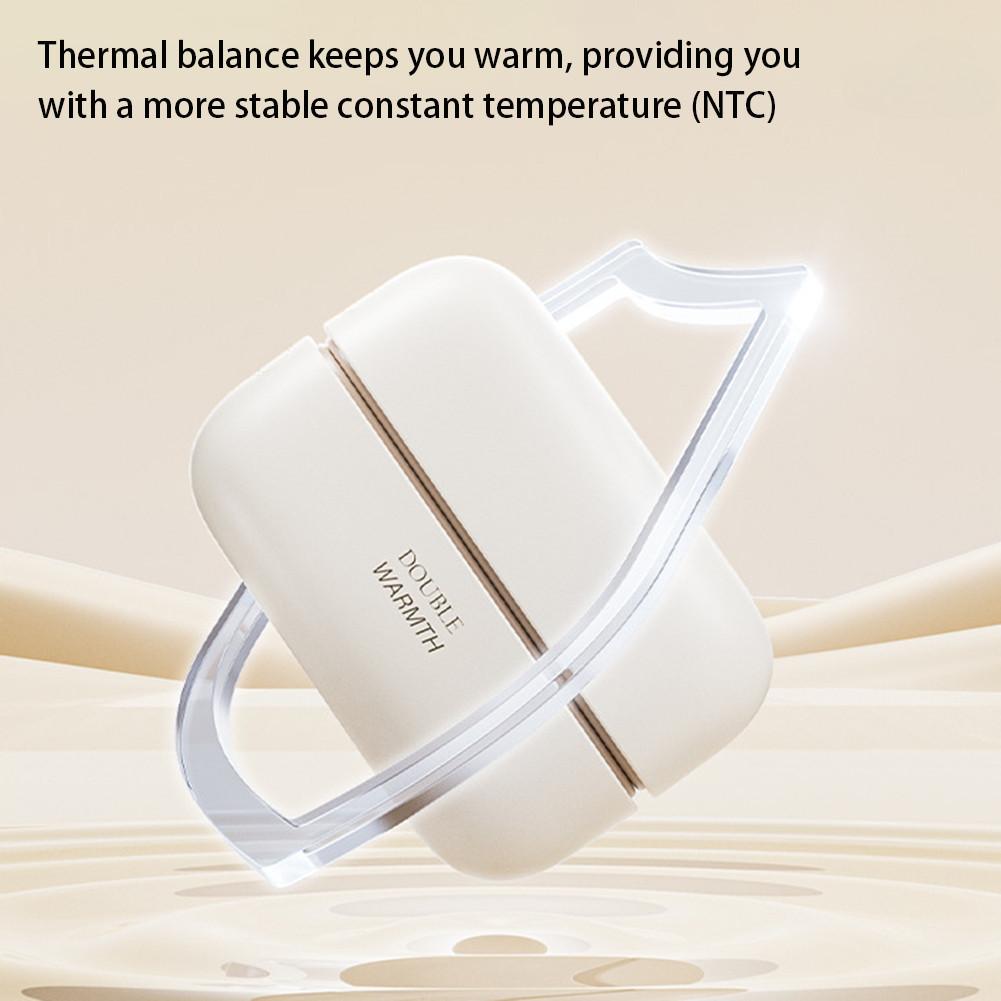 Портативные двухладонные перезаряжаемые магнитные грелки для рук с питанием от USB, легкие двухладонные грелки