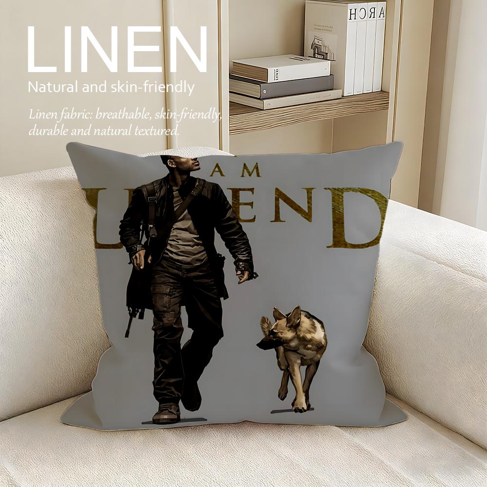 Movie I Am Legend Cushion Cover Pillowcase Set Pcs x x Breathable Washable Sofa Cushion Cover