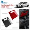 Декоративная панель блока предохранителей автомобиля Для Renault Clio 5 MK5 2024 2025 Наклейка из настоящего мягкого углеродного волокна LHD Интерьер