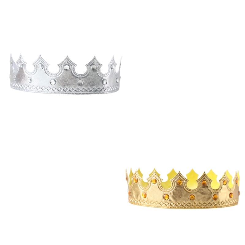Золотые Королевские Короны Короля, Изящные Короны Шляпа на День Рождения, Аксессуары для Костюма Принца, Хэллоуин, Вечеринка-Душ, Фото Реквизит