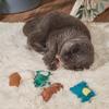 Плюшевая игрушка для кошек с кошачьей мятой: Снятие скуки и антидепрессант для самостоятельных игр