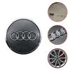 4pcs AUDI 60/61/68/69/77MM/135MM Car Wheel Center Hup Cap Cover for A6L A7 A8 A3 A4 A5 A6 S3 S4 Q3 Q5 Q5L Q7 RS3 RS4 RS5 RS6 TT