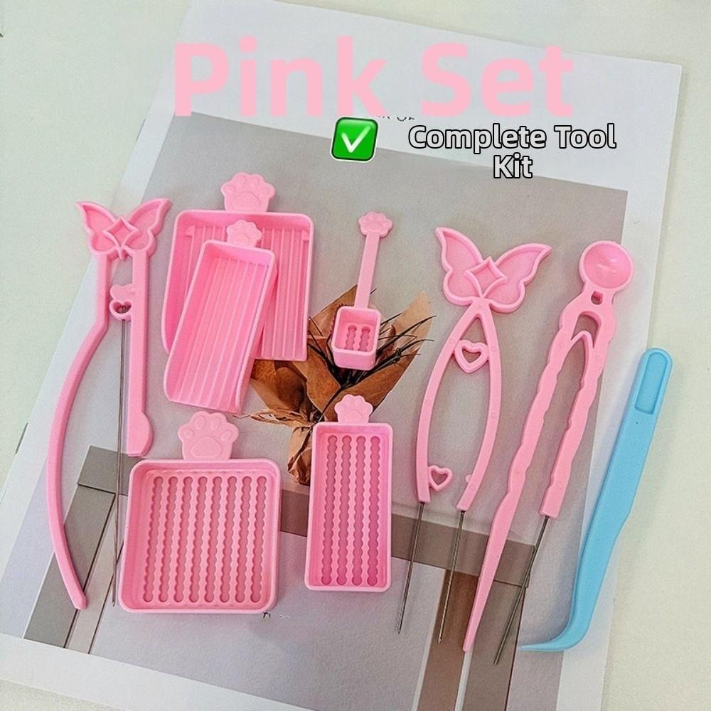 Creative Fuse Beads Spoon Pen Tray Kits Efficient Padding Bean Pen Puzzles Pixel Art