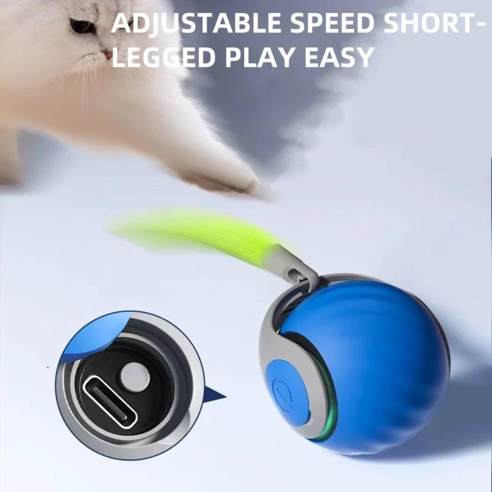 Smart Cat Interactive Ball Gravity Sensor Jumping Rolling Ball Portable Pet Toy Ball Self Hi