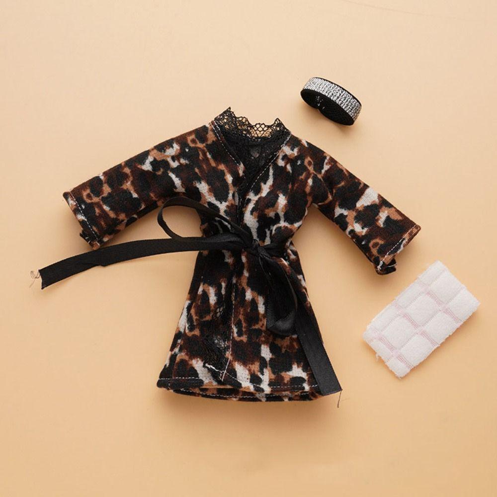 Sleep Wear Doll Bedroom Pajamas Sexy Clothes Summer Night Dress Nightly Sleeping Outfit 30cm Doll