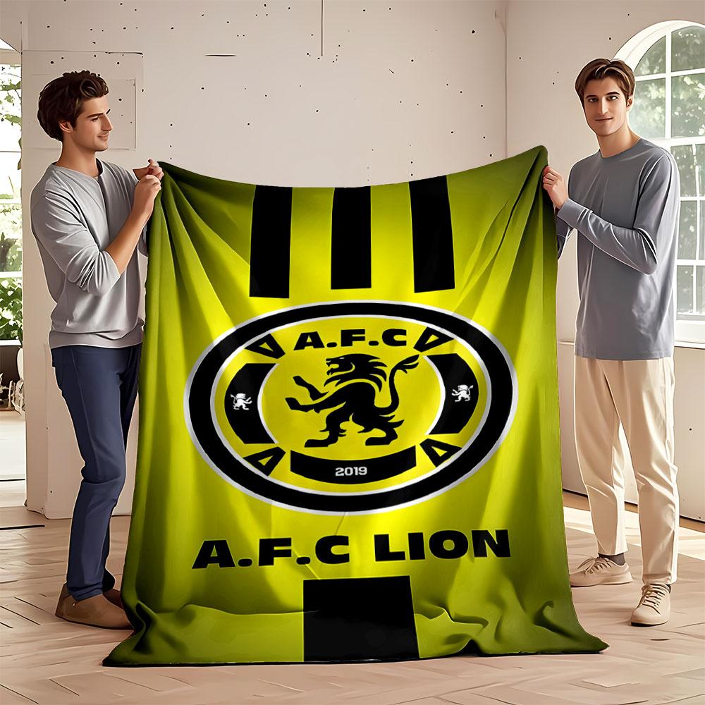 A.F.C Lion Emblem Design print blanket soft and cozy perfect for the living room bed sofa or a nap,gift