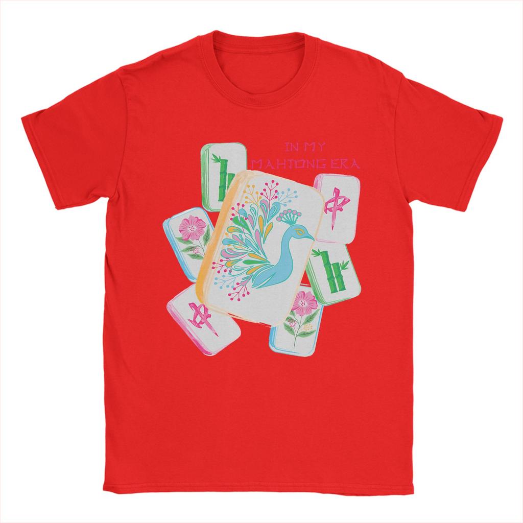 in My Mahjong Era Funny Mahjong Love Playing Chinese Game Unisex's T Shirt  Funny Tee Shirt Short Sleeve Crewneck T-Shirt Clothing
