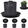 Набор из 4 поддонов для автополива для комнатных растений и мешков для выращивания