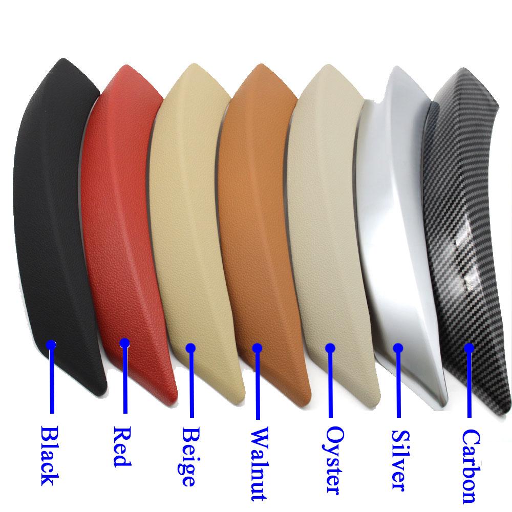 Black Red Beige Carbon Car Interior Left Right Passenger Door Pull Handle Outer Cover Trim Replacement For BMW Z4 E89