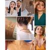 8Pcs DIY Jewelry Double Magnetic Necklace Clasps Jewelry Clasps Converters  Beads Chain