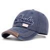Fashion Hat Korean version trendy autumn and winter new washed baseball cap embroidered letter hat men's casual versatile sunshade cap women