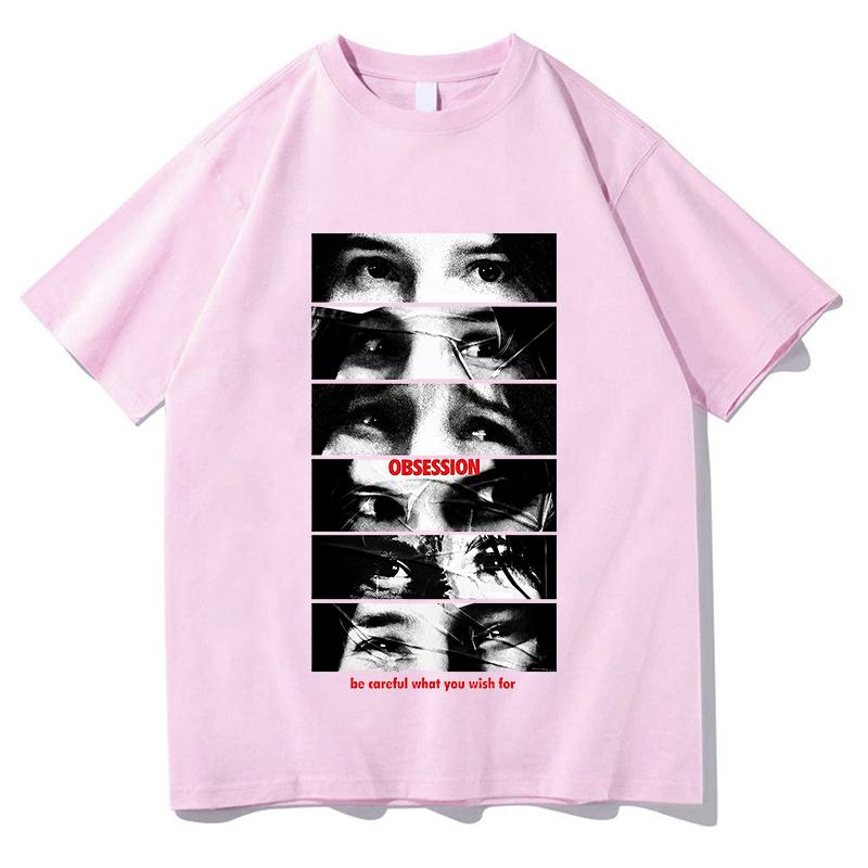 Movie Obsession Nikki Eyes T Shirts Vintage Graphic Print Summer Round Neck High Quality Cotton Tops Unisex Unisex Harajuku Y2K Tees