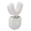 Sonic U Shaped Toothbrushes Automatic Cordless Rechargeable IPX7 Waterproof Blue LED Whitening Toothbrushes White