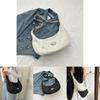 Trendy Large Capacity Dumpling Shape Shoulder Bag For Women Street Style Fashion 2023 Summer New Simple Single Shoulder Bag