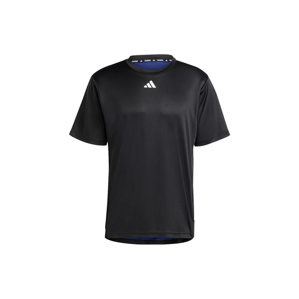 adidas Футболки HIIT Мужские Черные С Круглым Вырезом Умеренно Прямой Крой IB7915