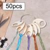 50 штук деревянных ниток Drops Cross Stitch Organizing Lightweight Storage Floss