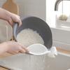 2 шт. ложка для мытья риса, тонкий слив, кухонный гаджет, удобная ручка, ручная ополаскиватель для риса, фильтрующая доска для мытья риса, прочная